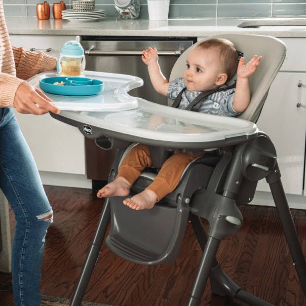 Black Fold Highchair A6123