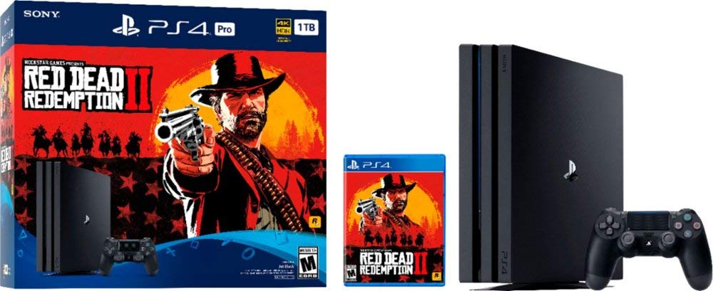 Jet Black 1TB PlayStation 4 Pro Console Bundle J17703