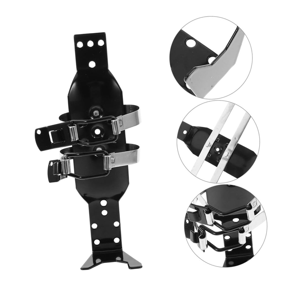 2 Pcs Fire Extinguisher Mounting Rack Wall Bracket Holder A6809