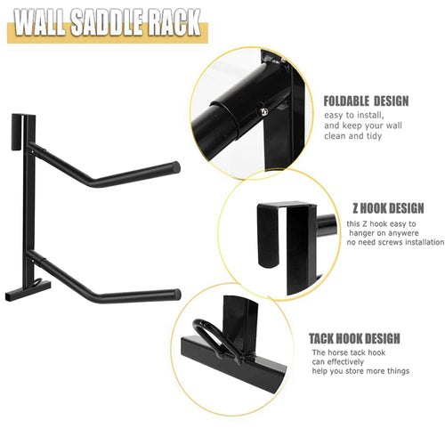 2 Pack Heavy Duty Portable Saddle Rack S463026