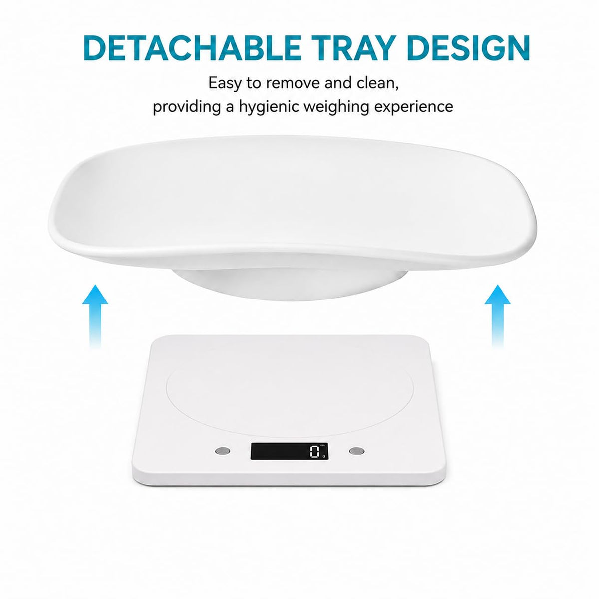 Digital Pet Scale with Removable Tray & Tape Measure V1227