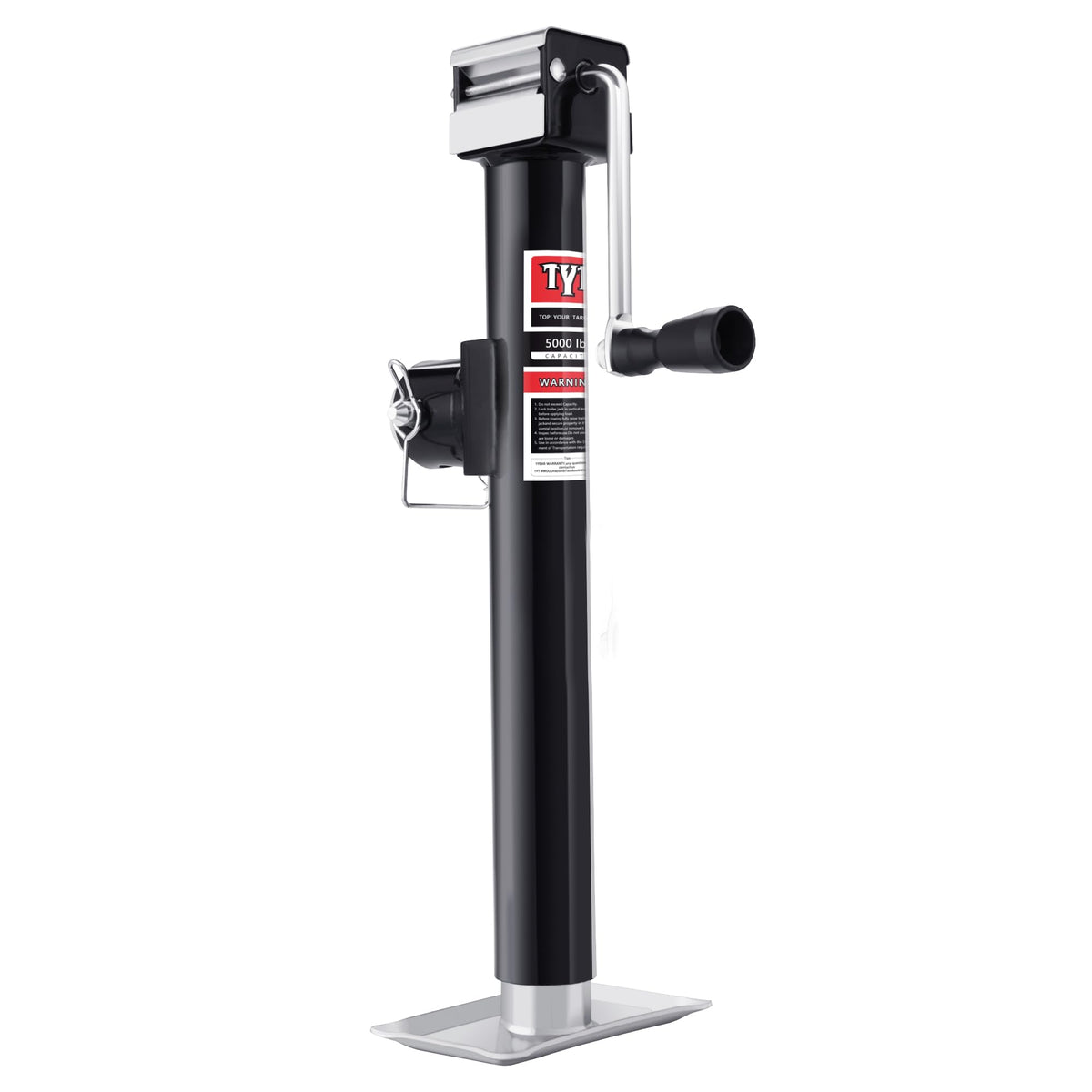 5000lbs Weld On Swivel Trailer Jack, 15" Vertical Travel C772583