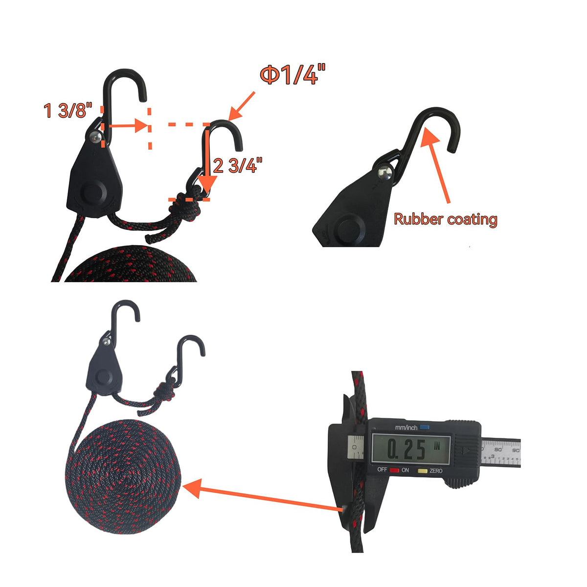 Heavy Duty Kayak Rack with Ratchet Tie B581
