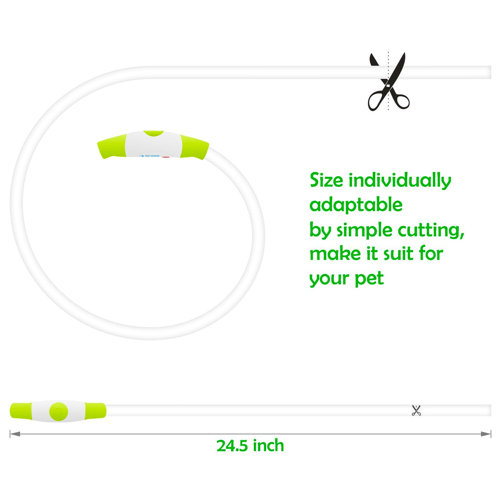 USB Rechargeable Led Dog Collar Y648