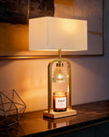 2 in 1 Gold Table Lamp with Candle Warmer S476663