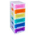 6 Drawer Plastic Rolling Storage Cart M1669