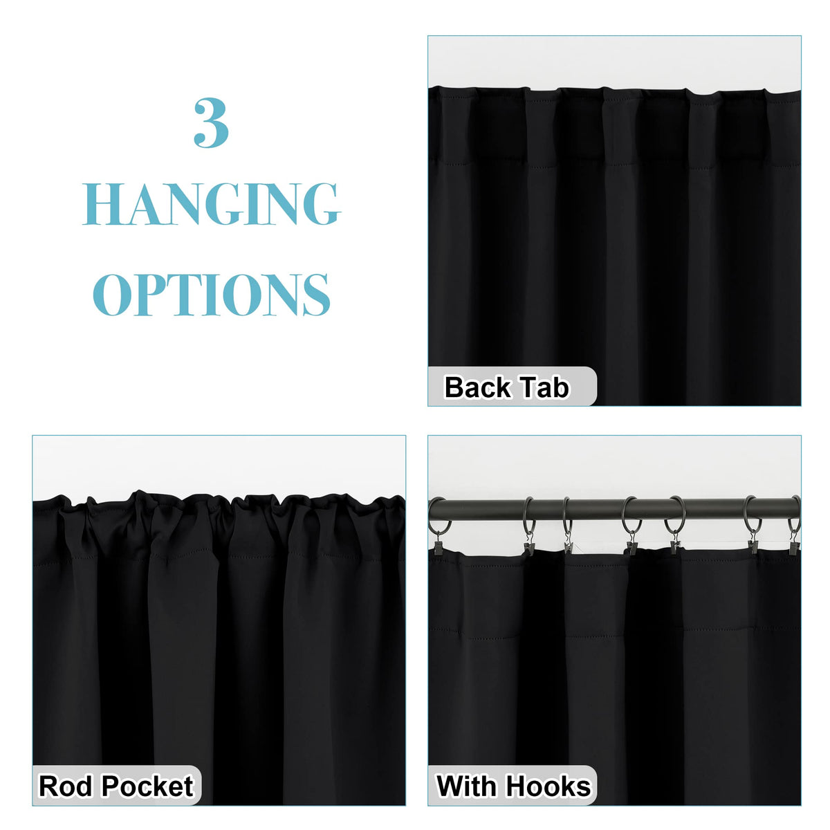 Blackout Curtains 80 inches Long O297700