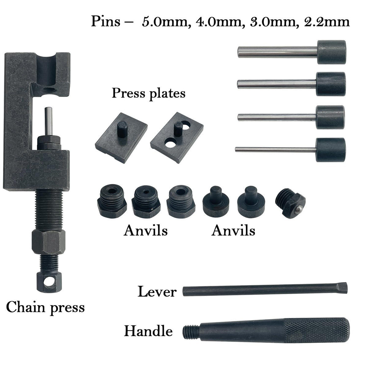 16-Piece Motorcycle Chain Breaker Set Y663