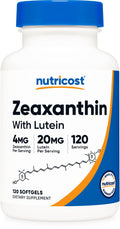 Zeaxanthin with Lutein 20mg 120 Softgels J711562