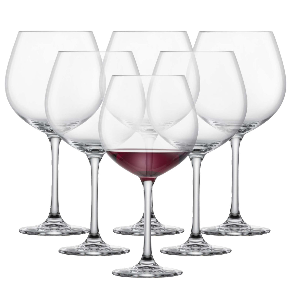 Red Wine Glass Set of 6 Dishwasher-Safe Tritan Crystal 27.5 Ounce J334847