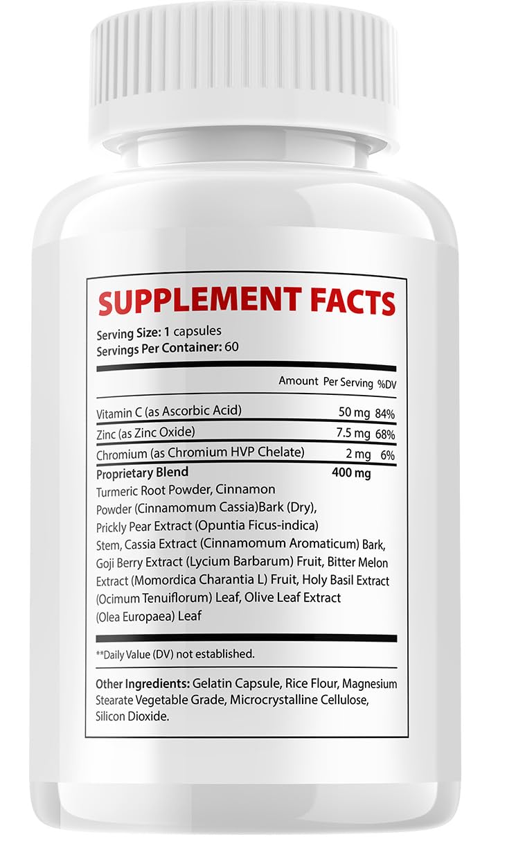 60 Capsules All Natural Formula C54645