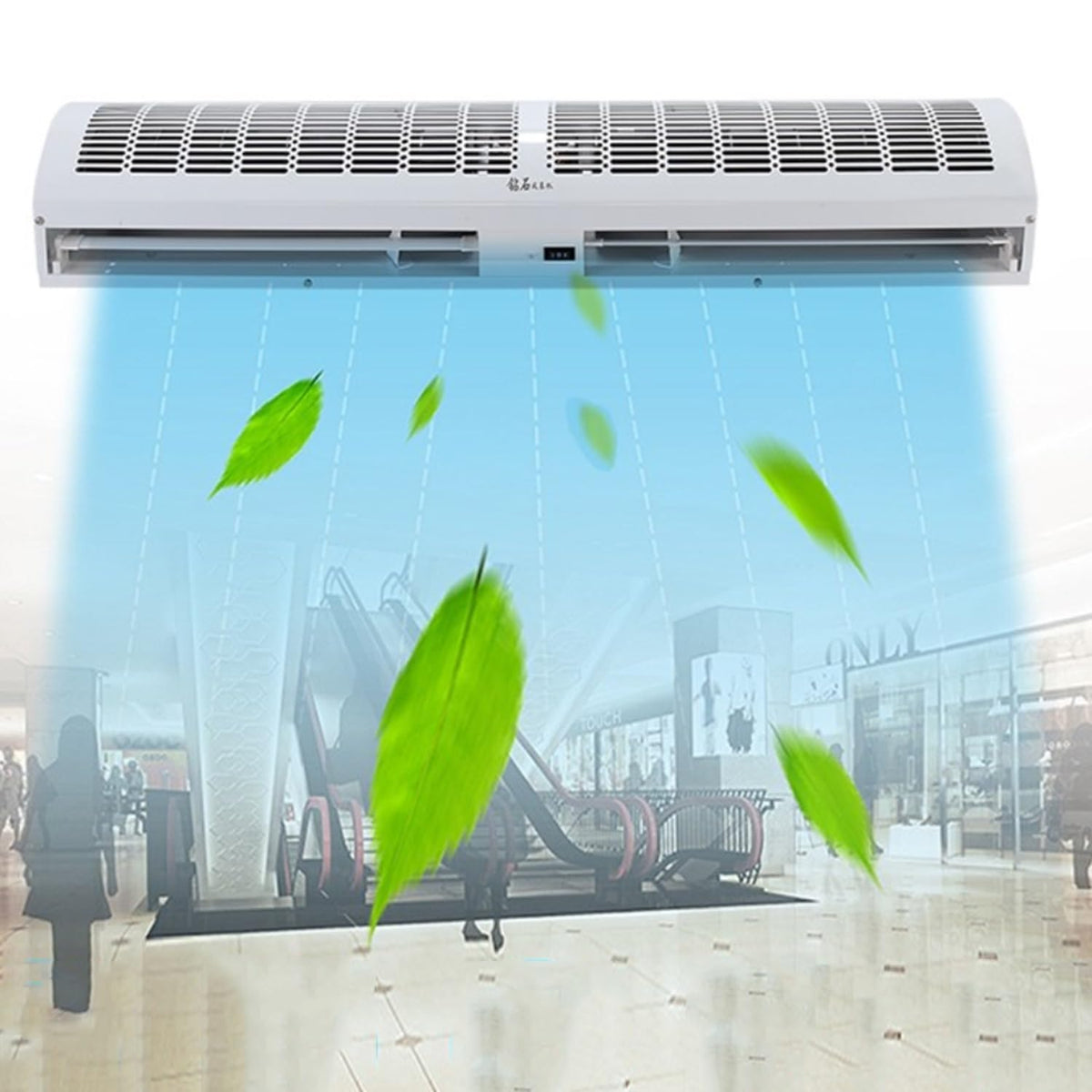 Wall-Mounted Air Curtain, 2 Speed Settings, 60cm D932215