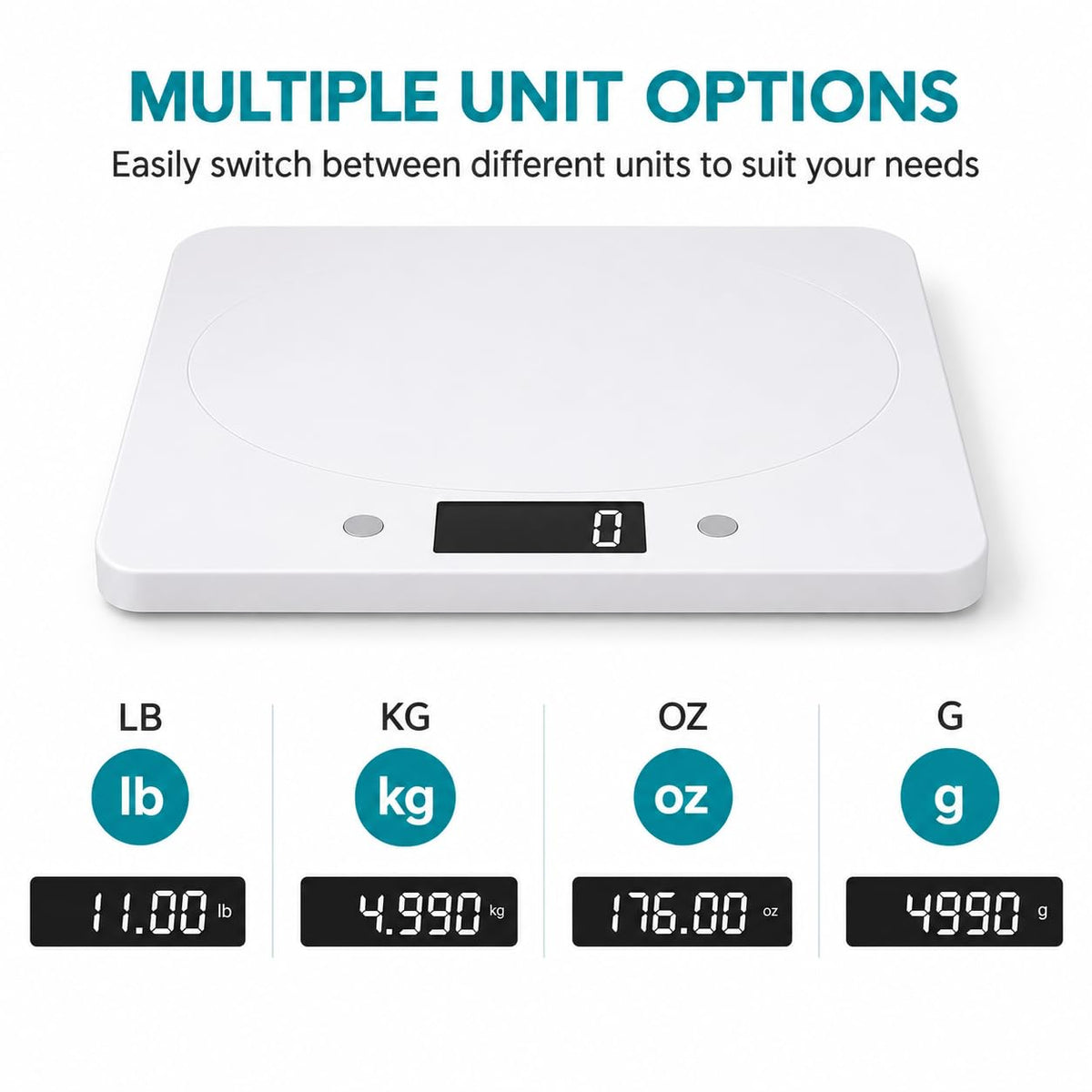 Digital Pet Scale with Removable Tray & Tape Measure V1227