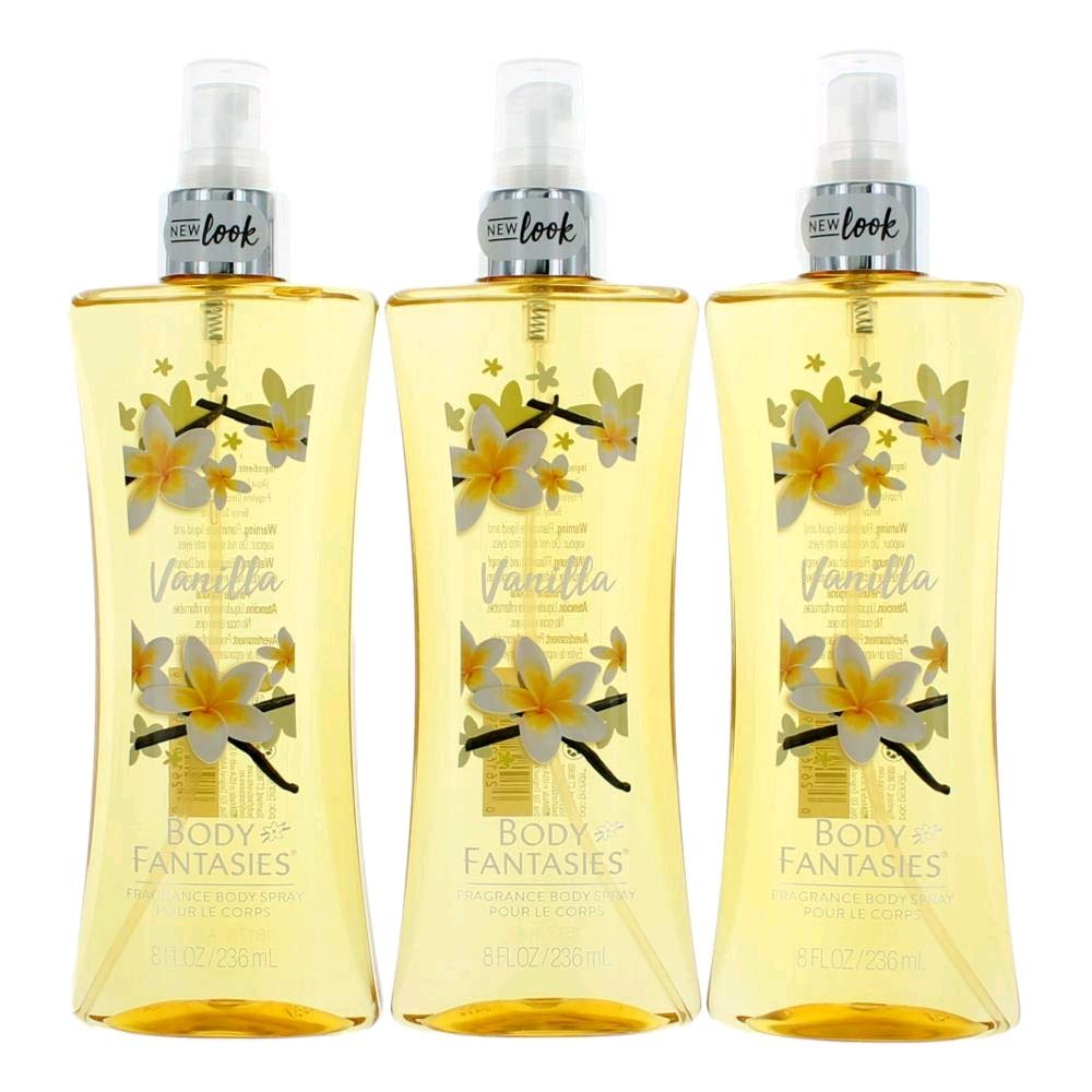 3 Pack 8 oz Fragrance Body Spray K627