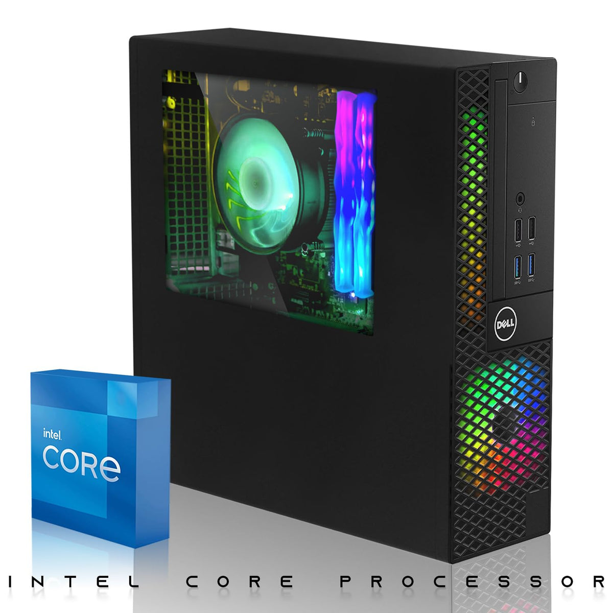 Intel Core i5 32GB RAM 2TB SSD Desktop PC with 24 Inch Curved Monitor C221