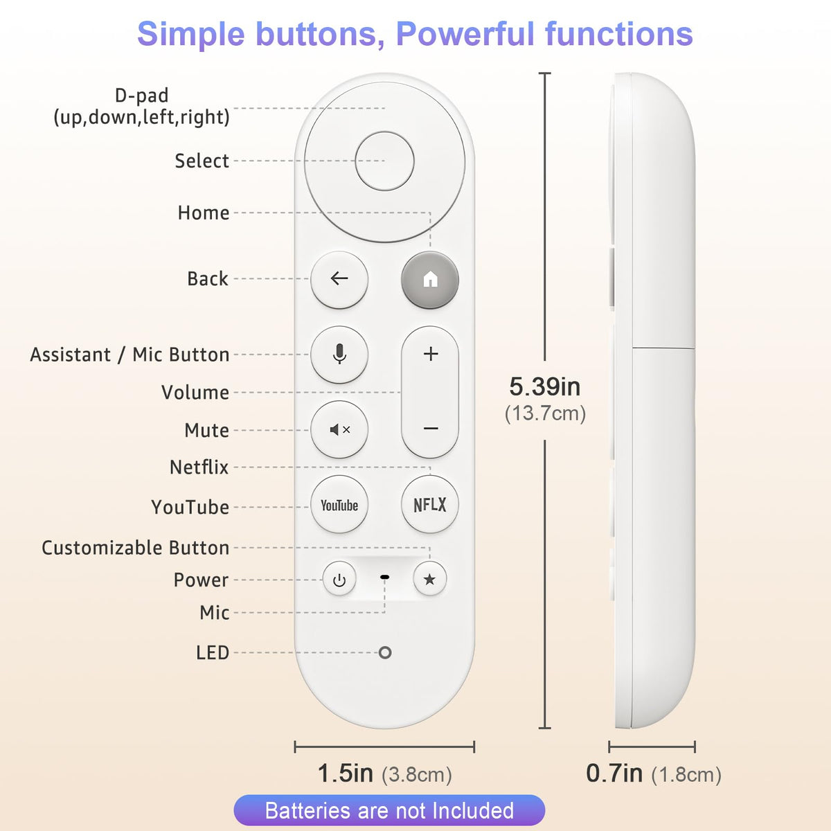Replacement Remote Control K12147