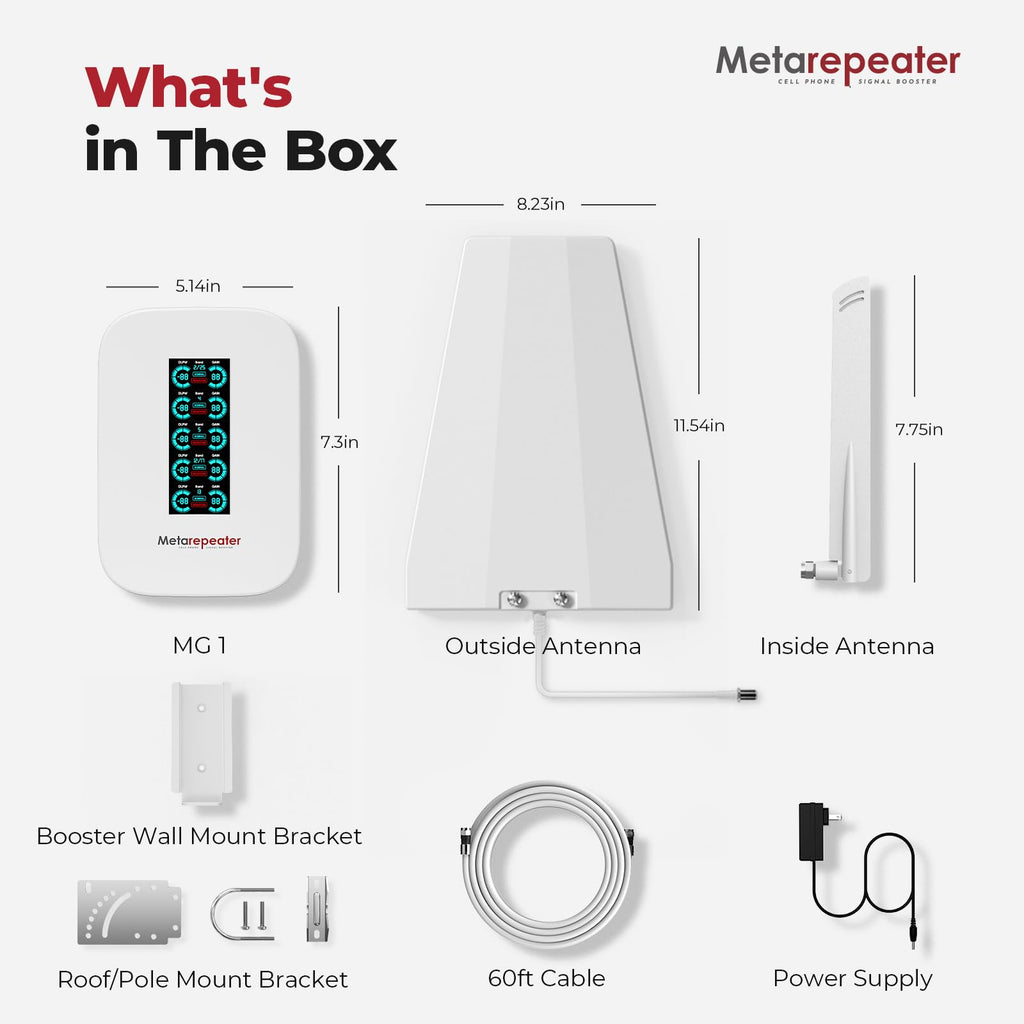 Cell Phone Signal Booster with LCD Display V449