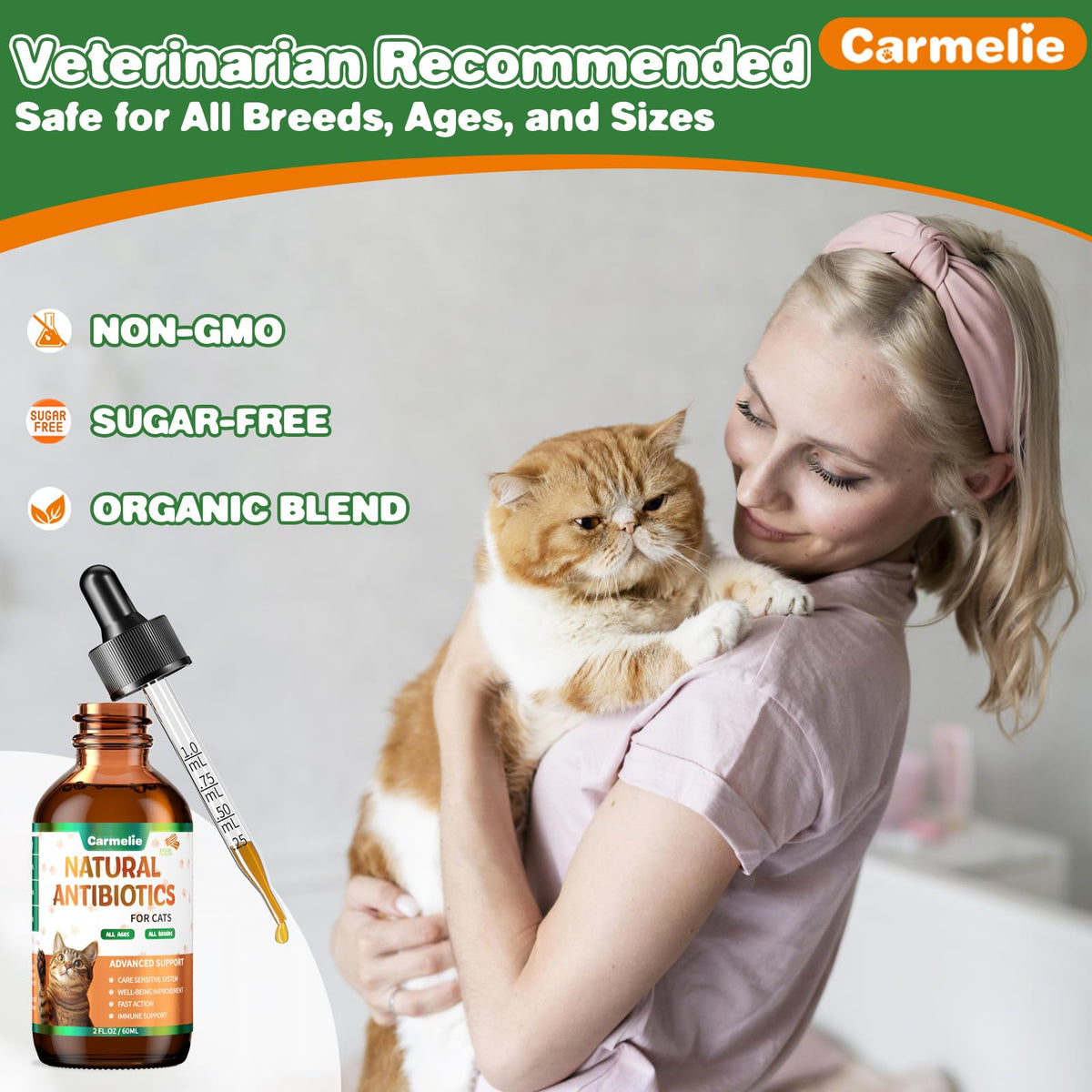 2 fl oz Natural Antibiotics for Cats U139351