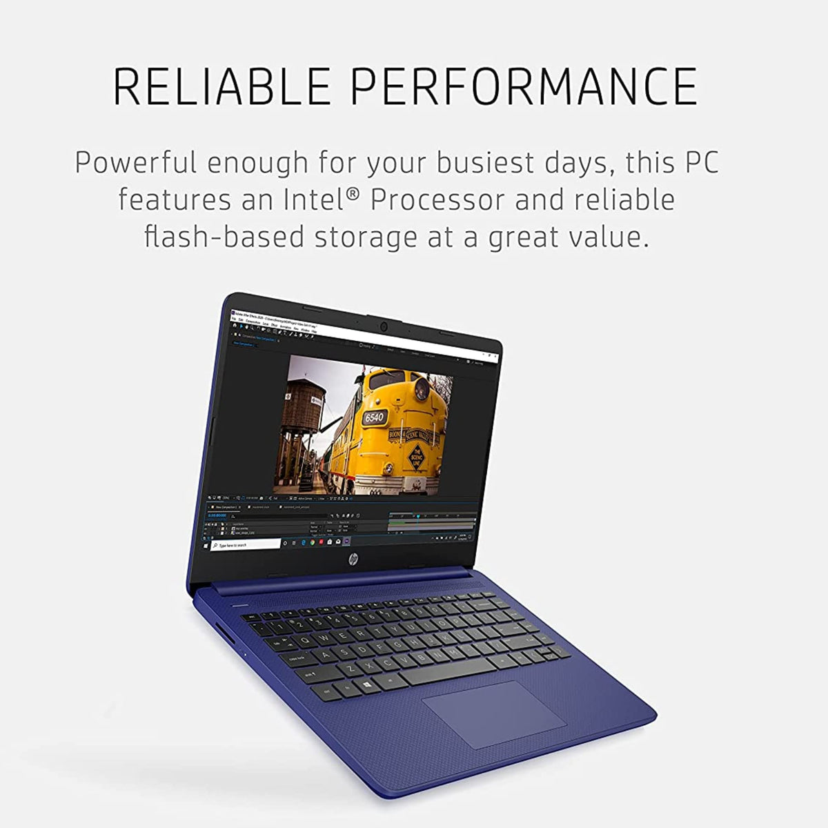 14" HD Laptop, Intel Celeron, 4GB Memory, 64GB eMMC, Blue R23039