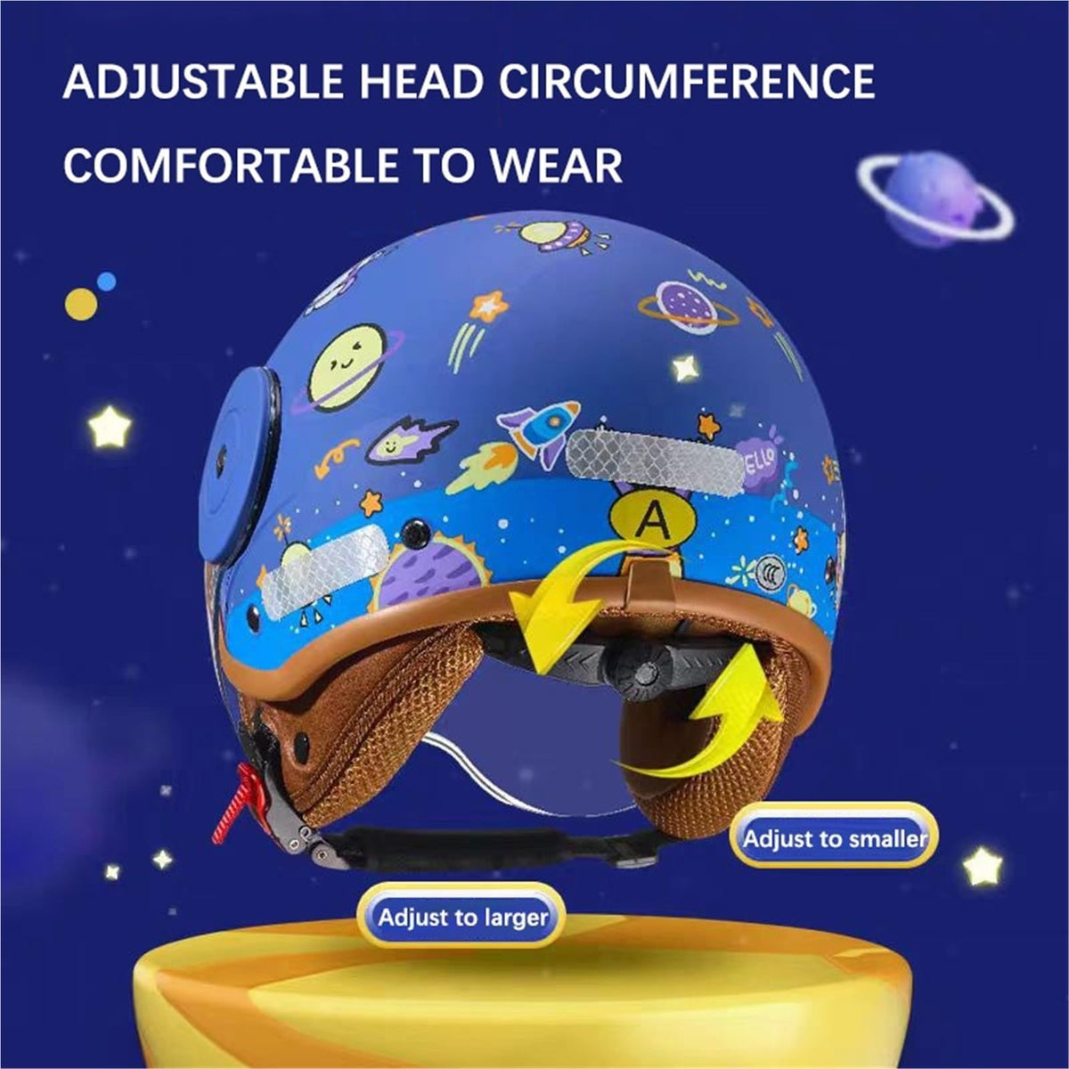 DOT Approved Kids 3/4 Motorcycle Half Helmet M479209