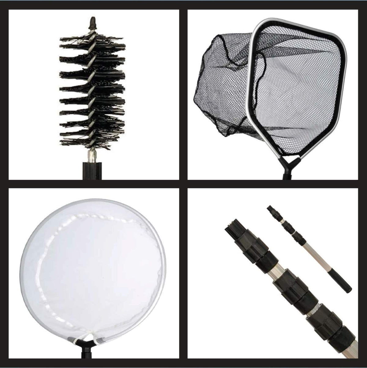 Floating Pond Thermometer & 4-in-1 Pond Cleaning Care Kit U564