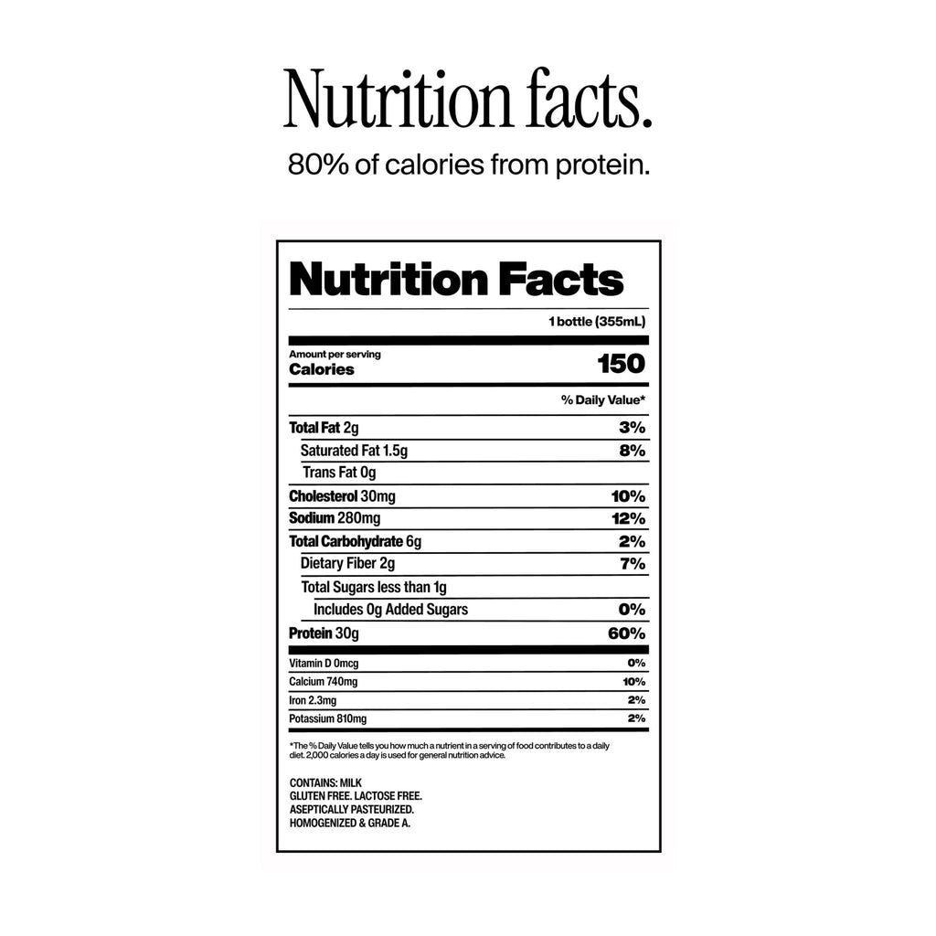 Chocolate Protein Shake, 30g Protein, 12 fl oz, 12 Ct Z881920
