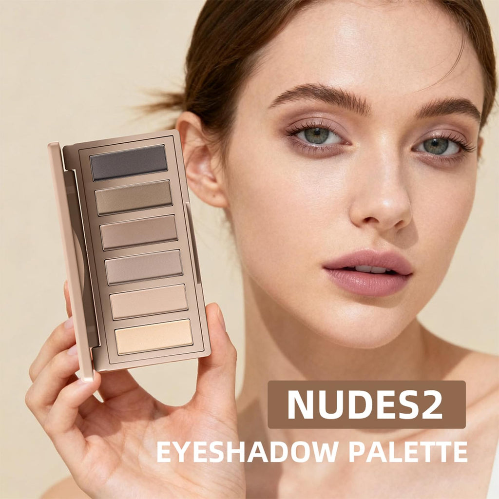 6 Color Matte Neutral Eyeshadow Palette K66392