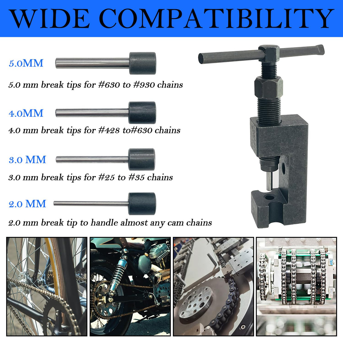 16-Piece Motorcycle Chain Breaker Set Y663