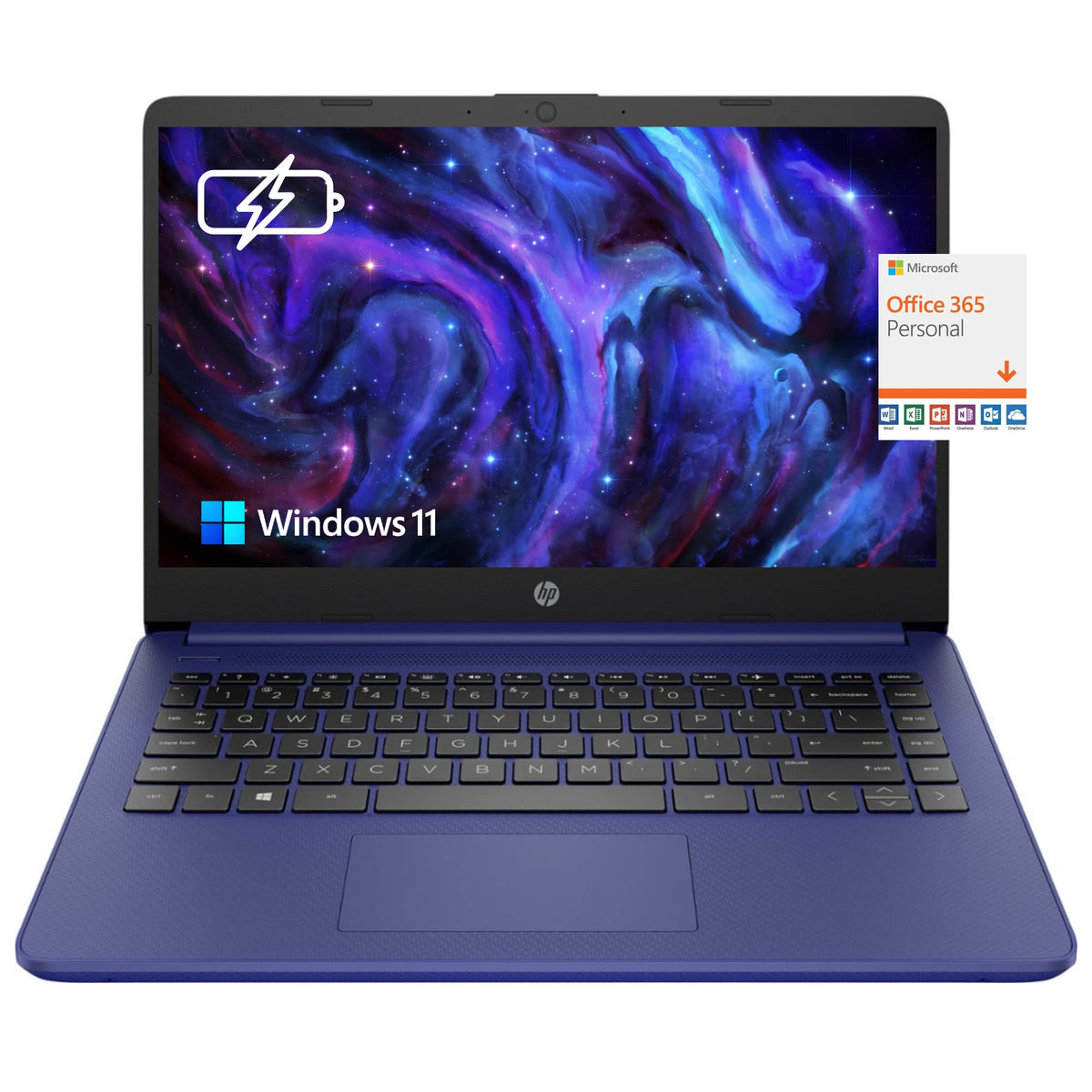 14" HD Laptop, Intel Celeron, 4GB Memory, 64GB eMMC, Blue R23039