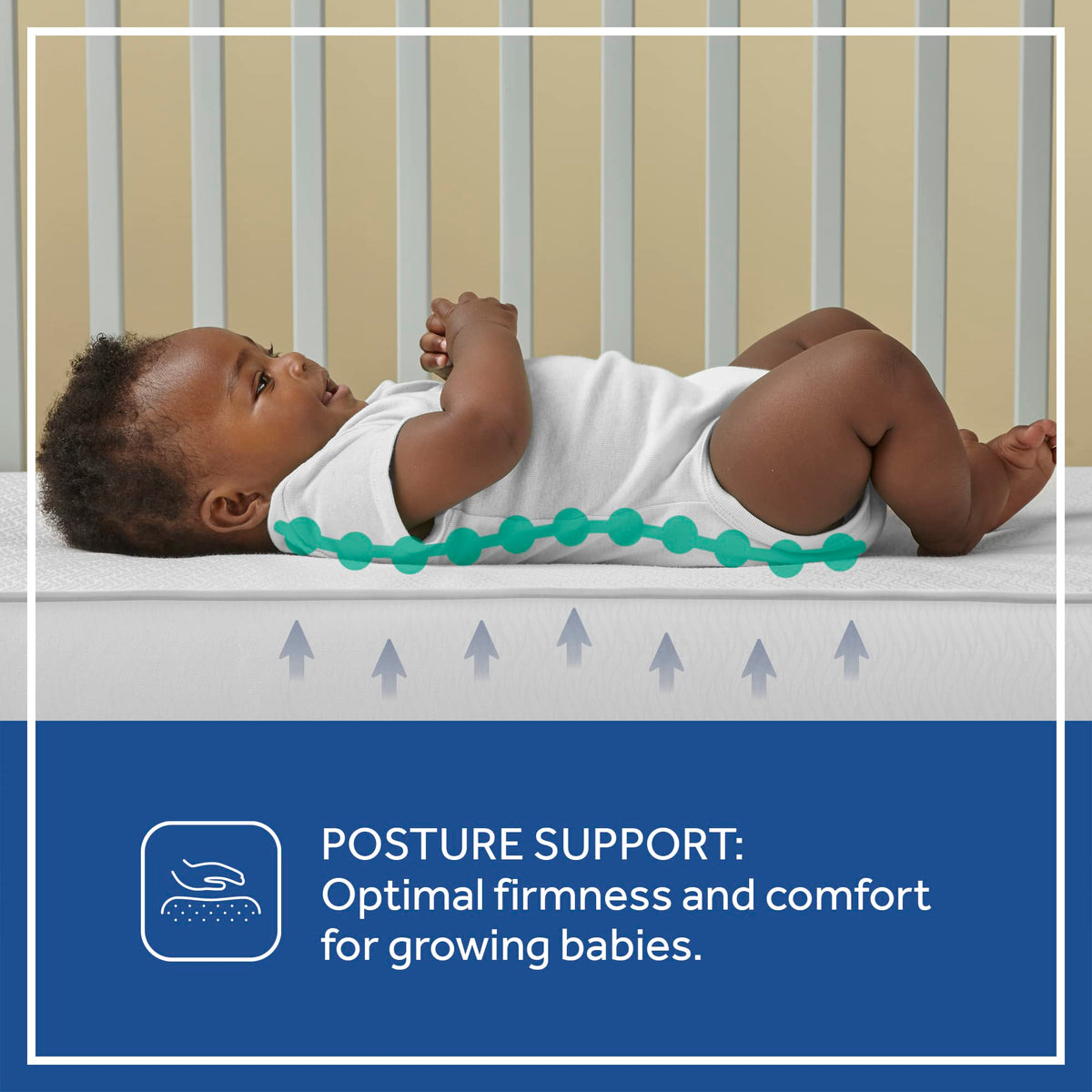 2 Stage Waterproof Crib Mattress Q8935