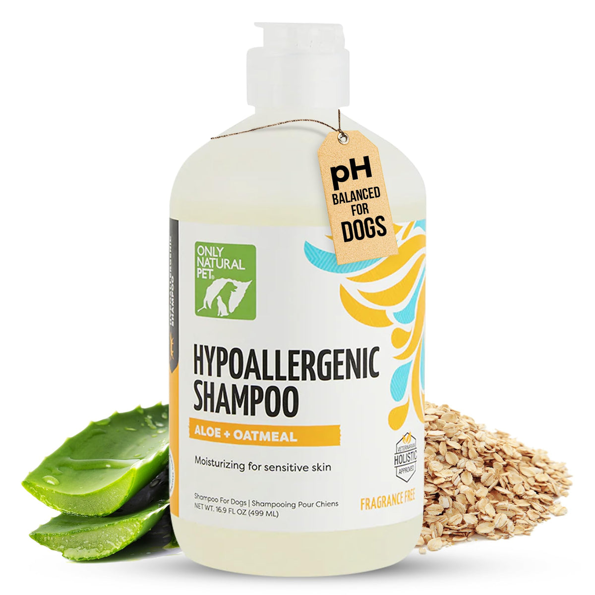 Hypoallergenic Dog Shampoo with Aloe & Oatmeal 16.9 oz H808180
