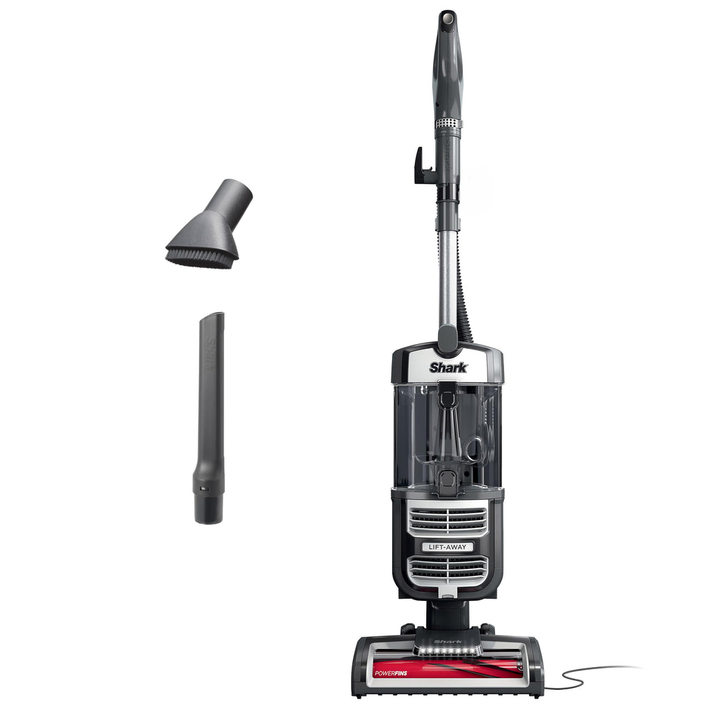 Upright Vacuum with HEPA Filter, LED Headlights, Swivel Steering, Gray Y86511
