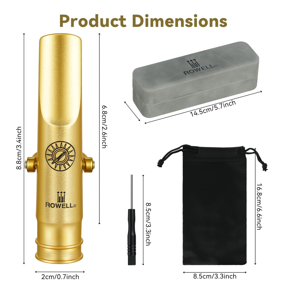Alto Saxophone Metal Mouthpiece N4229