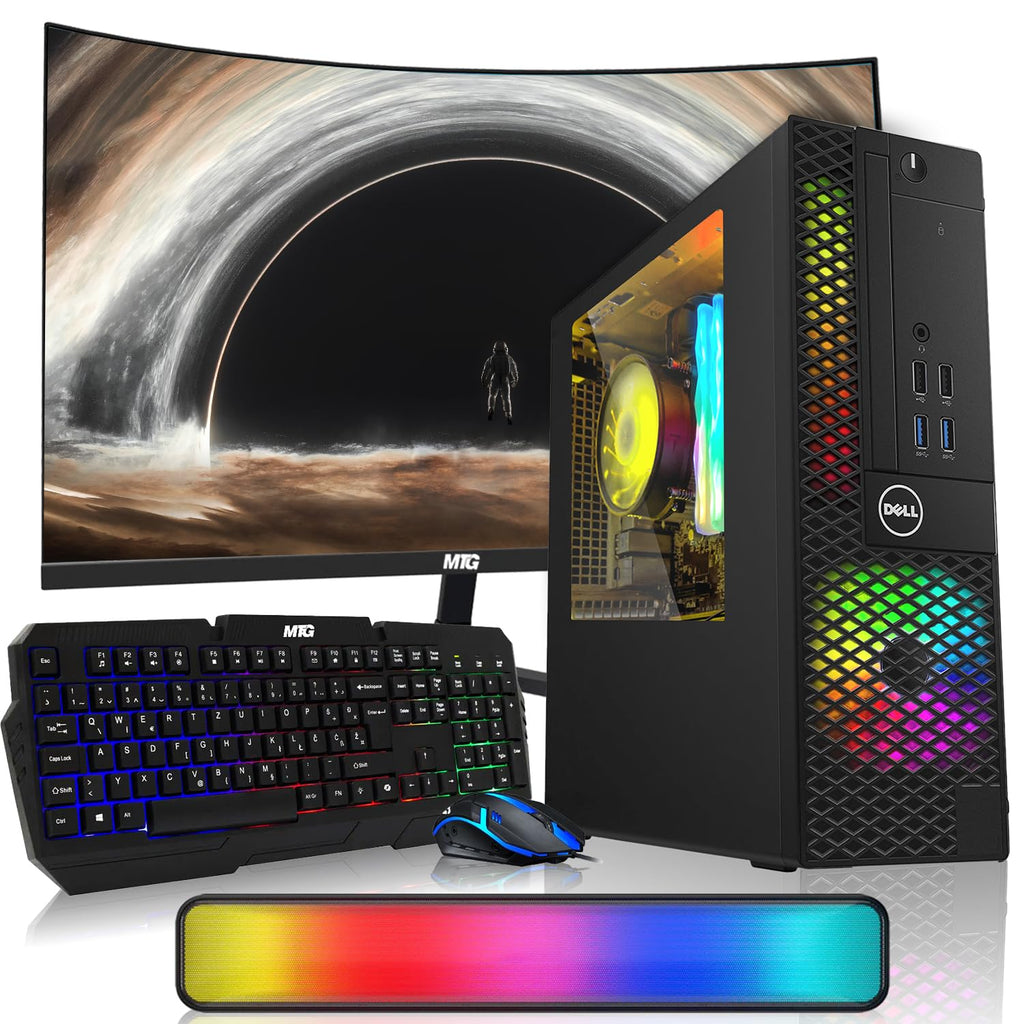 Intel Core i5 32GB RAM 2TB SSD Desktop PC with 24 Inch Curved Monitor C221