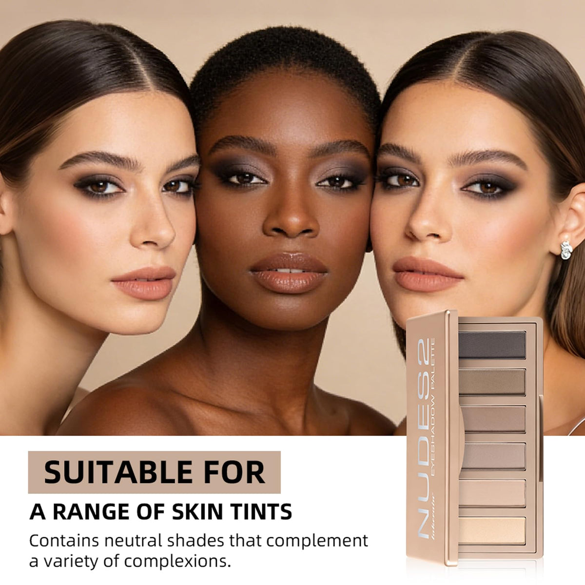 6 Color Matte Neutral Eyeshadow Palette K66392