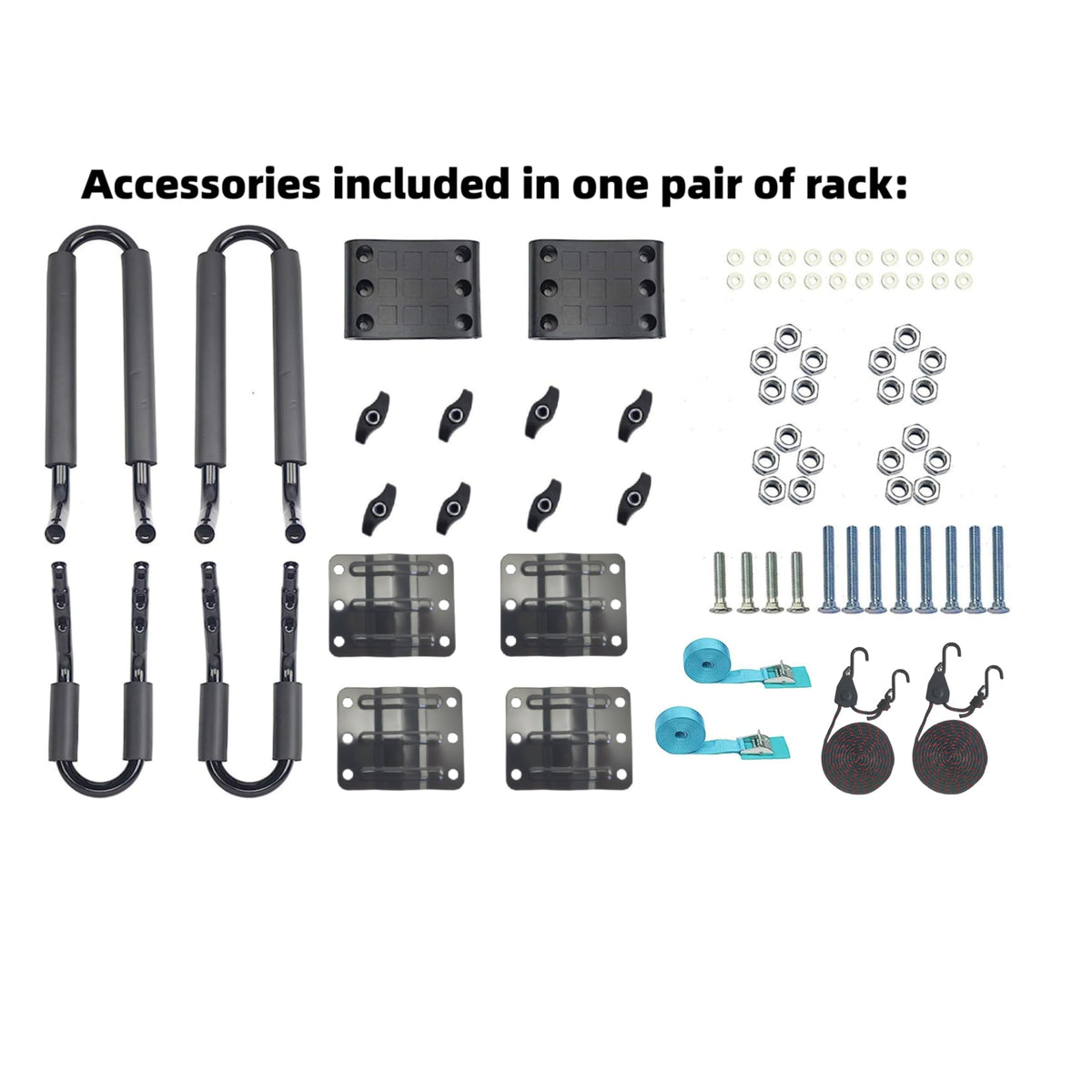 Heavy Duty Kayak Rack with Ratchet Tie B581