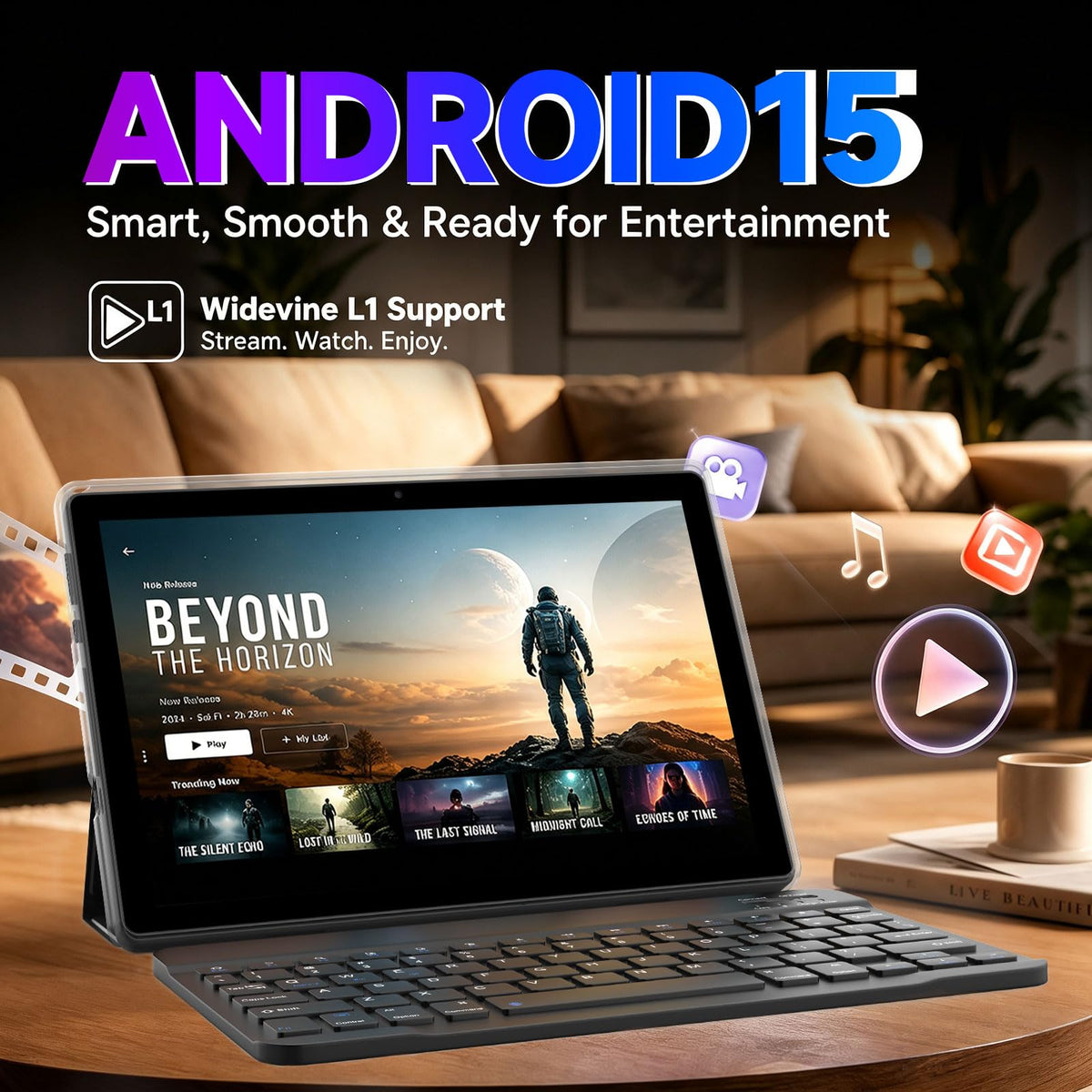 10 inch Tablet with Keyboard W508