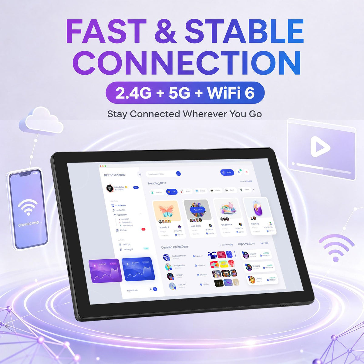 10 inch Tablet with Keyboard W508