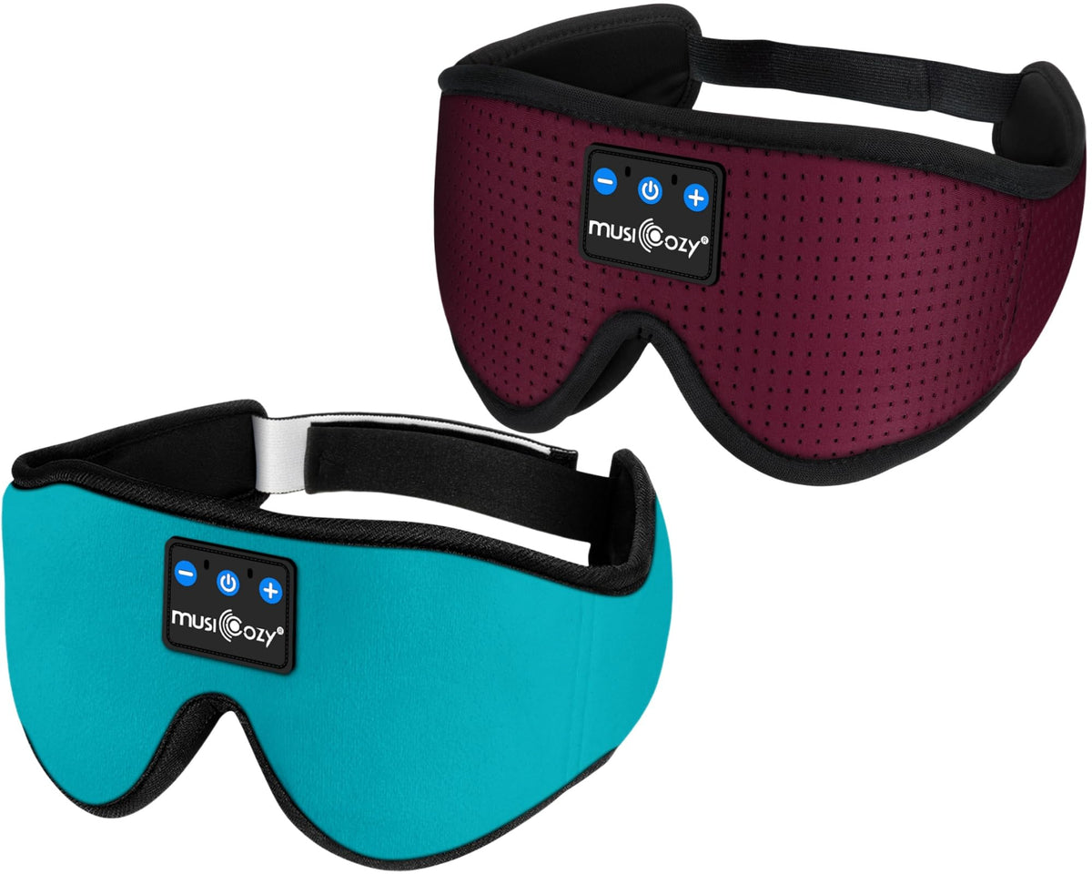 3D Bluetooth Sleep Mask Headphones Pack of 2 L703