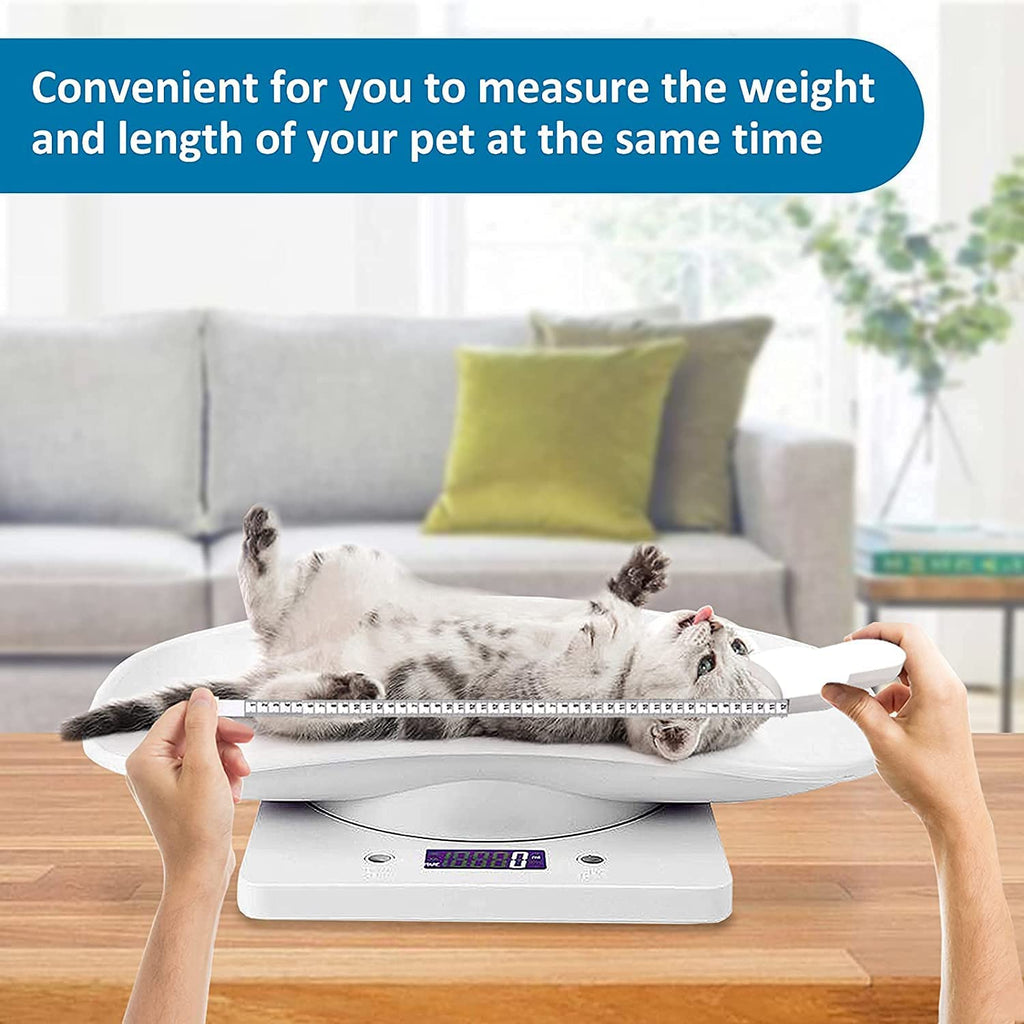 Digital Pet Scale with Removable Tray & Tape Measure V1227