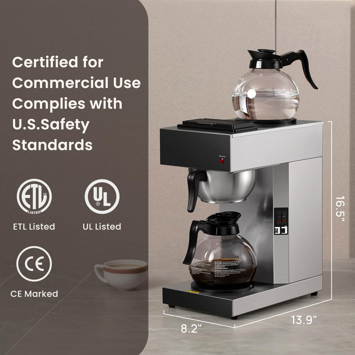 Commercial Pour Over Coffee Maker Z484