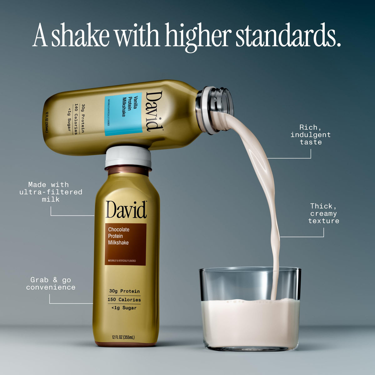 Chocolate Protein Shake, 30g Protein, 12 fl oz, 12 Ct Z881920
