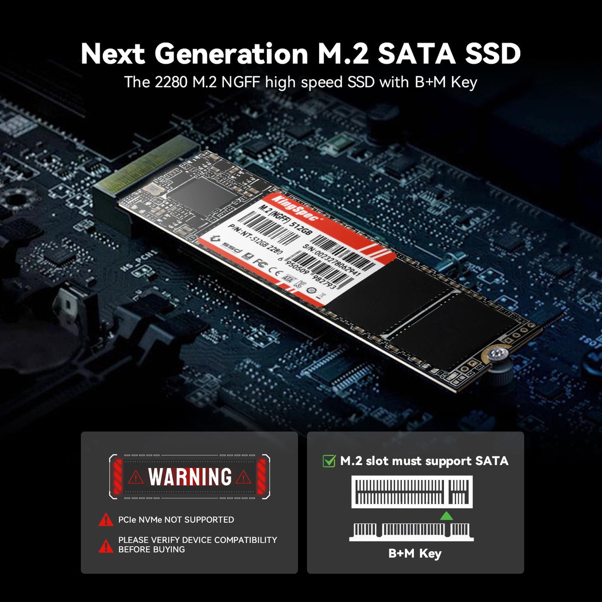 512GB M.2 SATA III 2280 SSD S5994