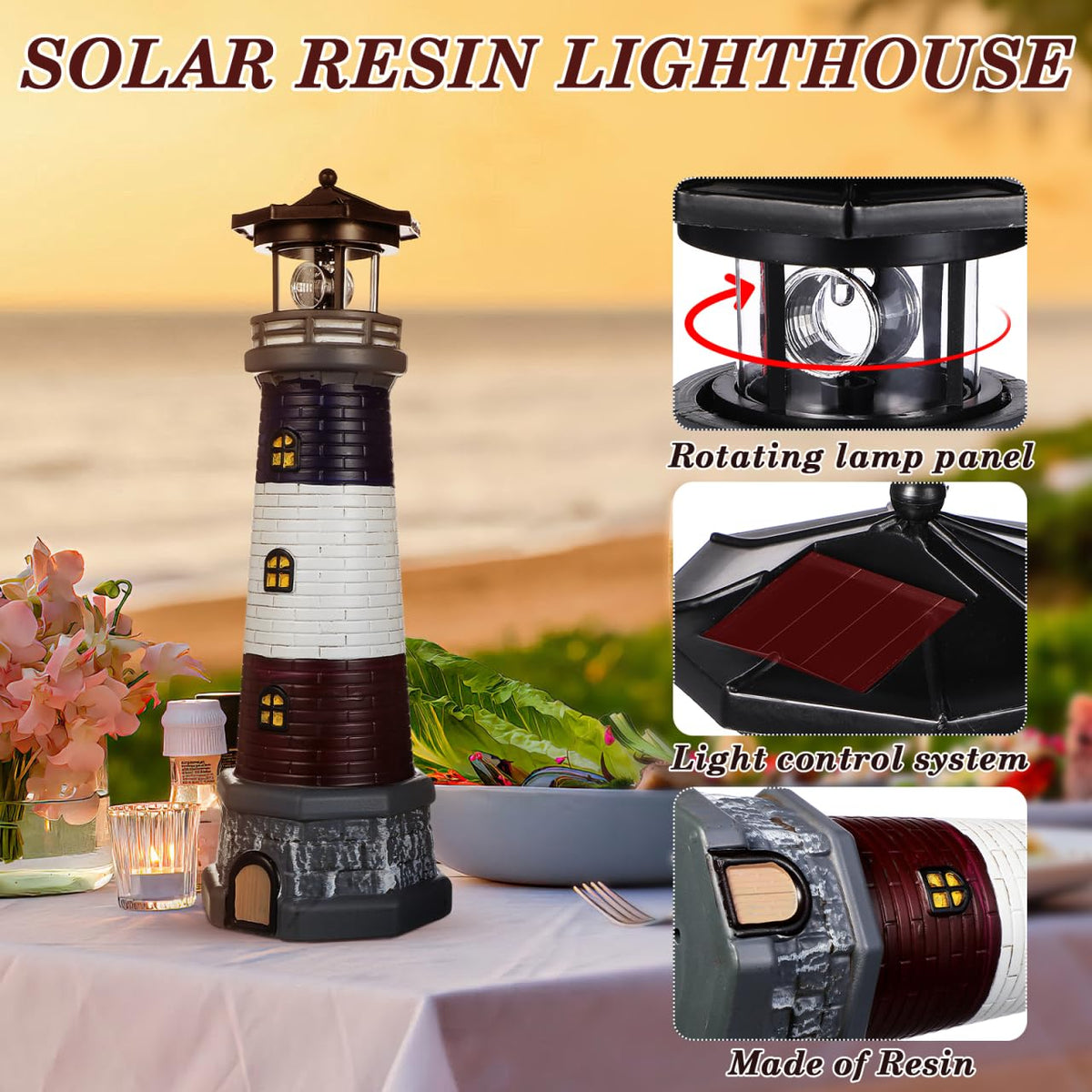 Solar Lighthouse Statue Q518669