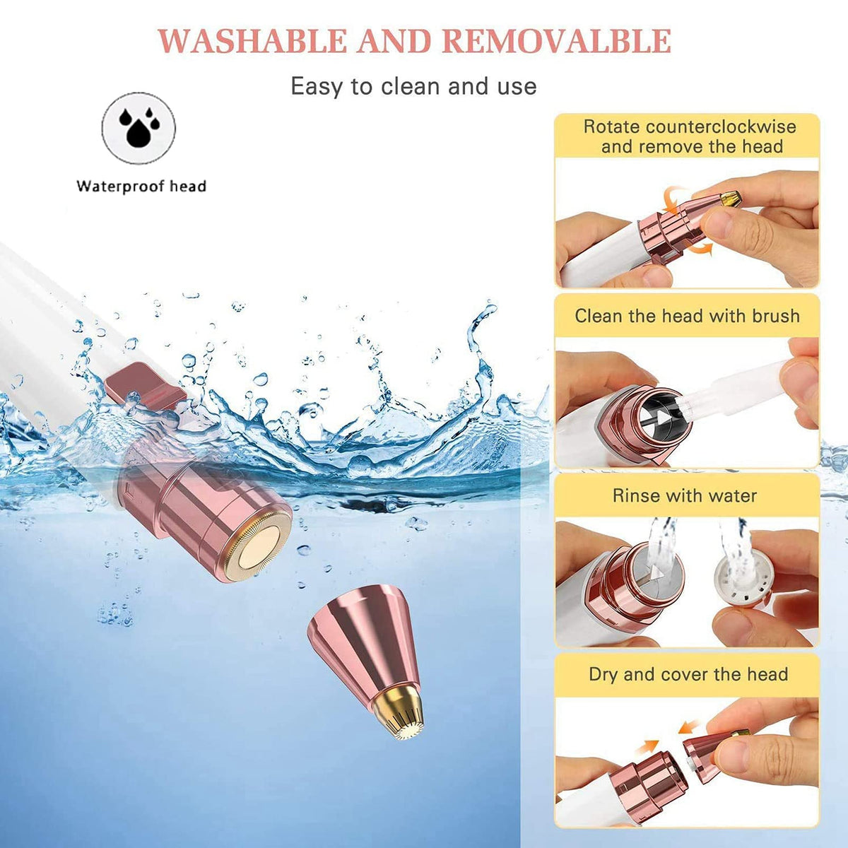 Rechargeable Facial Hair Remover O224591