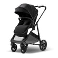 2-in-1 Bassinet Stroller Reversible Seat Black I245