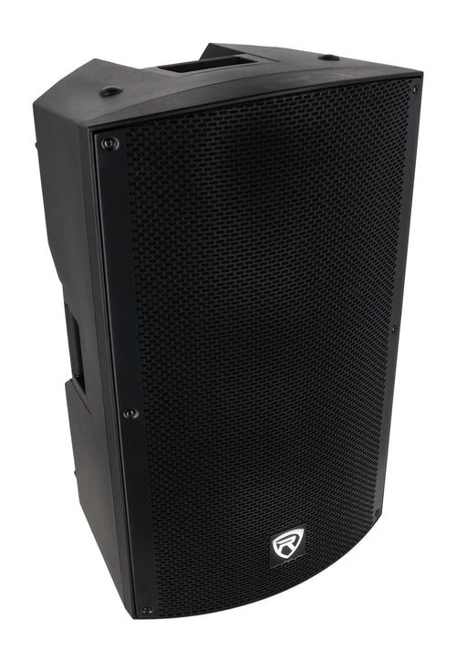 15" Powered PA Speaker Pair with Stands W738