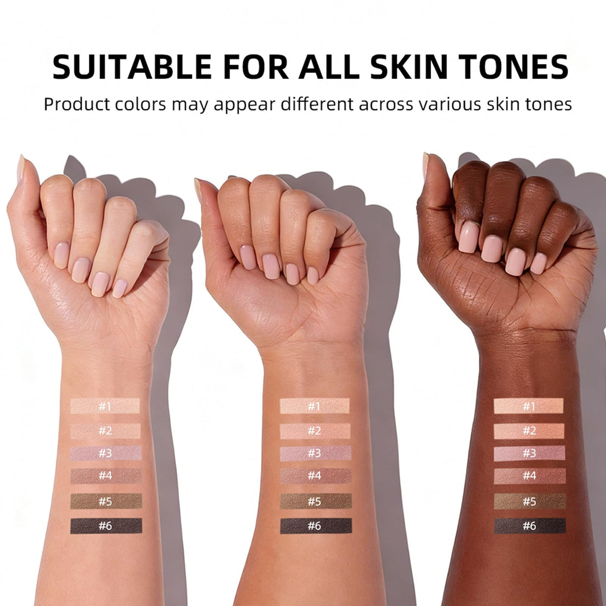 6 Color Matte Neutral Eyeshadow Palette K66392