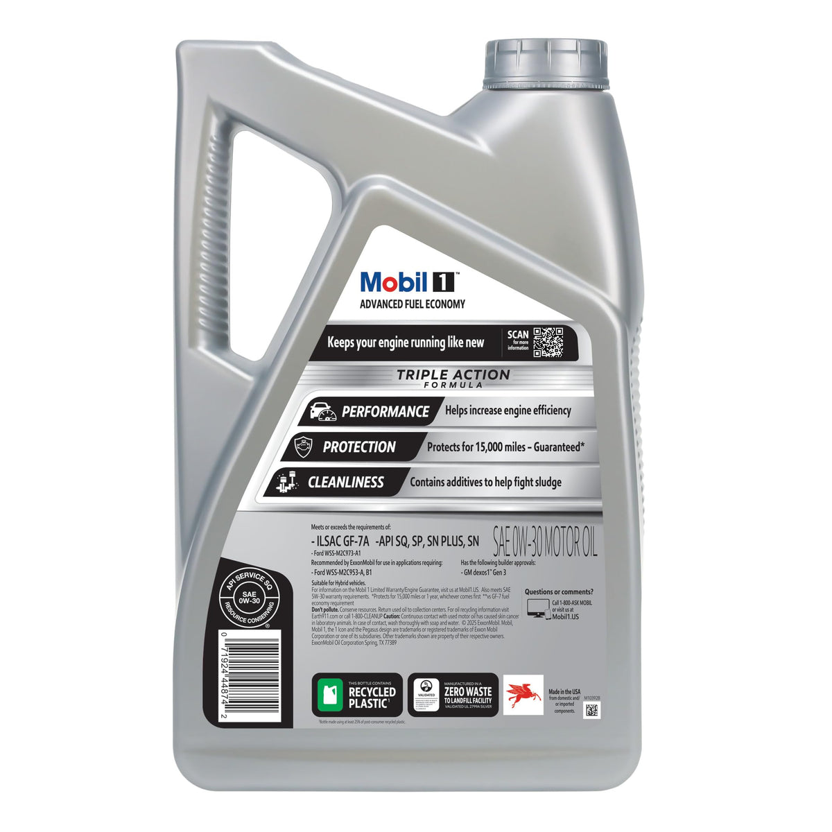 0W-30 Full Synthetic Motor Oil 5 Quart I9921
