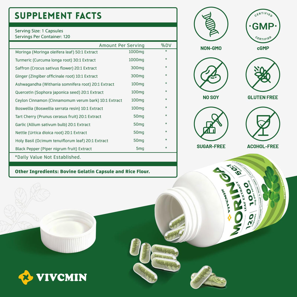 120 Moringa Capsules F93299